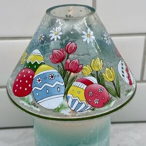 Yankee Candle Easter Egg & Floral Glass Lamp Shade